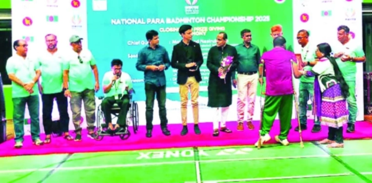 Bangladesh para athletes competing in para badminton